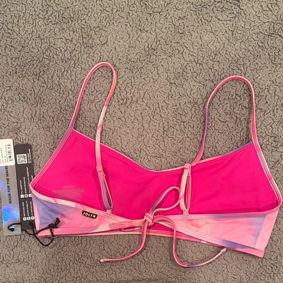 Jolyn Hikari Bikini Top - Pink and Purple - Picture 2 of 4